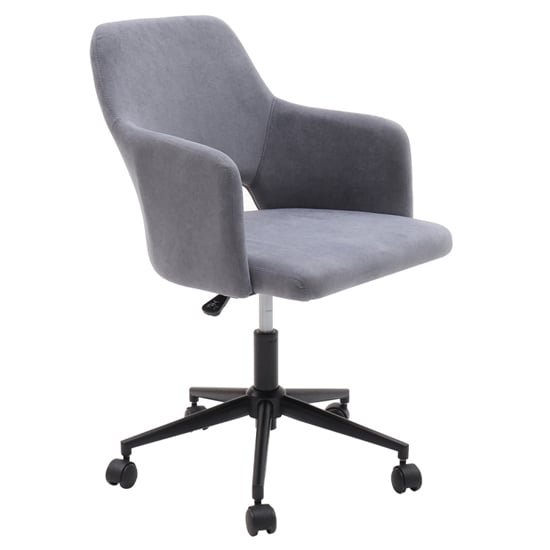 Braunton Fabric Home And Office Chair In Grey