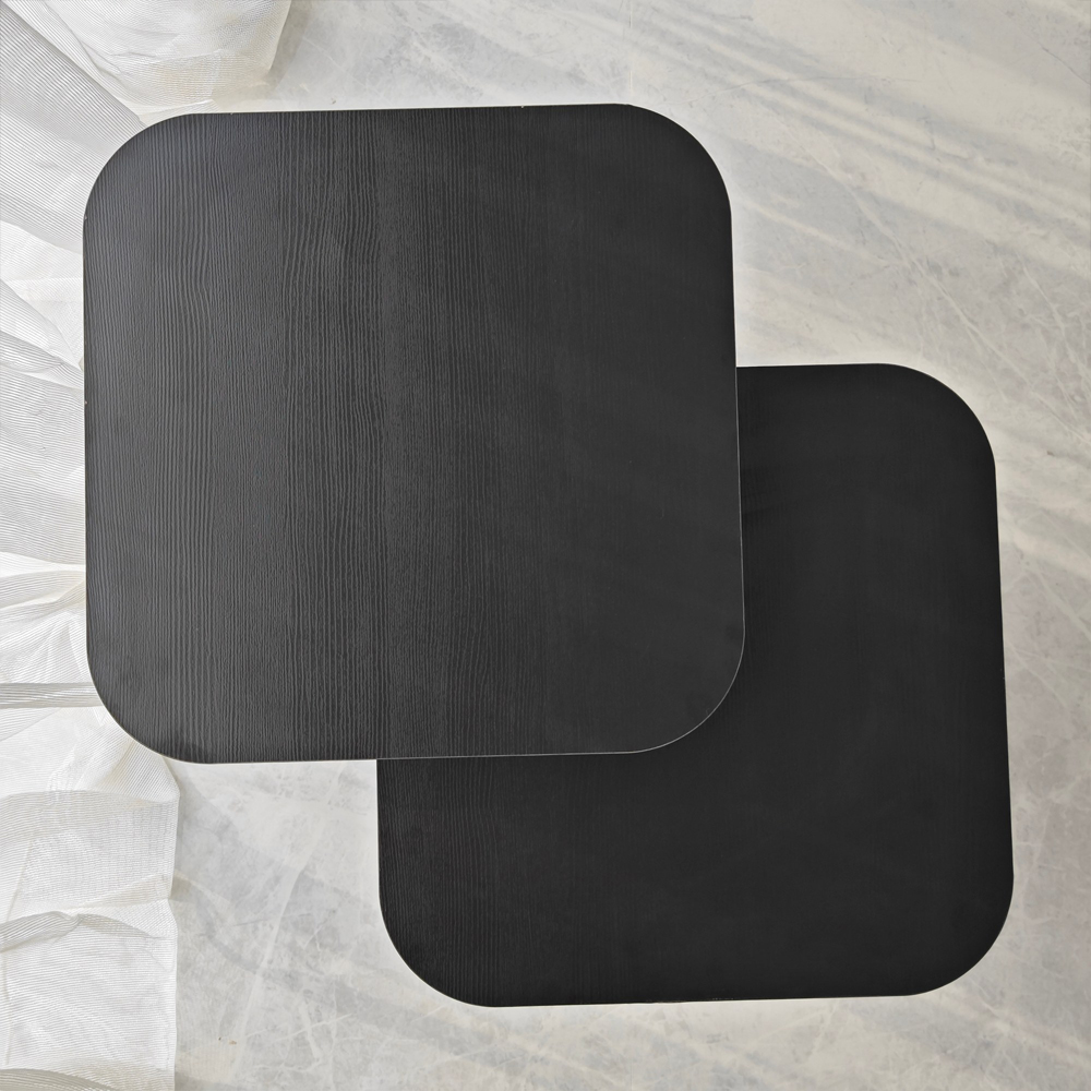 Braxton Wooden Nesting Side Tables in Black