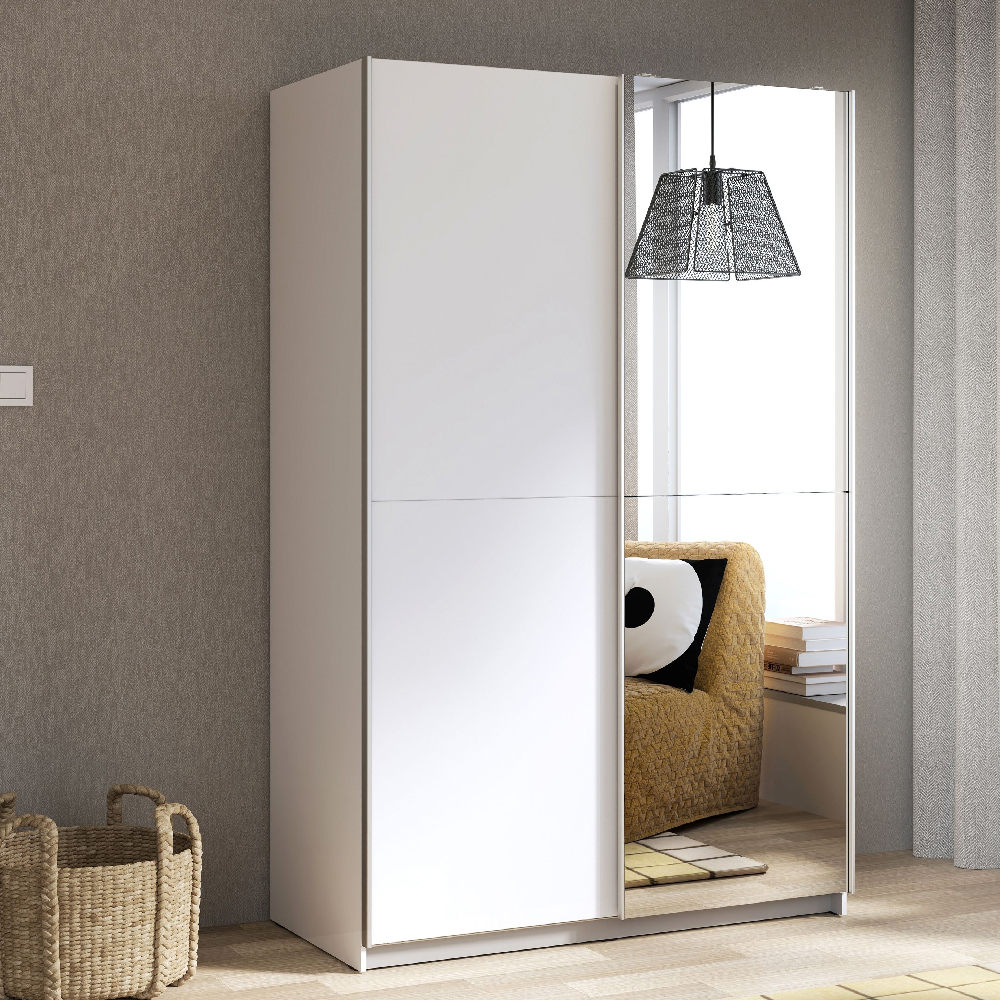 Read more about Brea wooden sliding wardorbe with 2 door in matt white