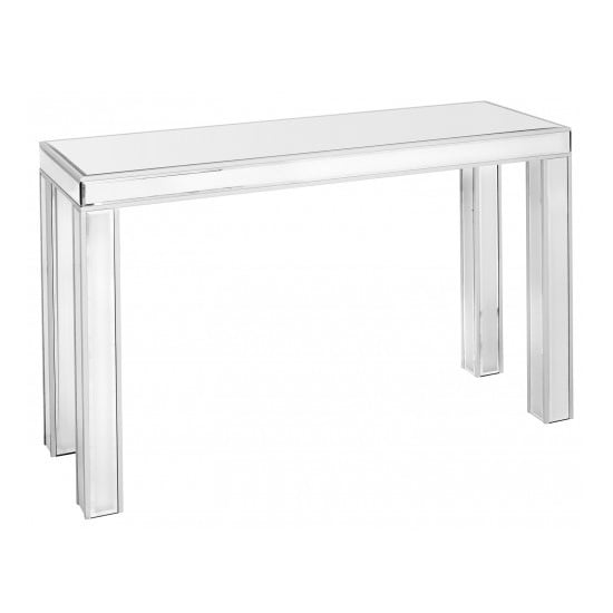 Photo of Breeze mirrored rectangular console table