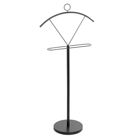 Product photograph of Brela Metal Valet Stand In Black from Furniture in Fashion