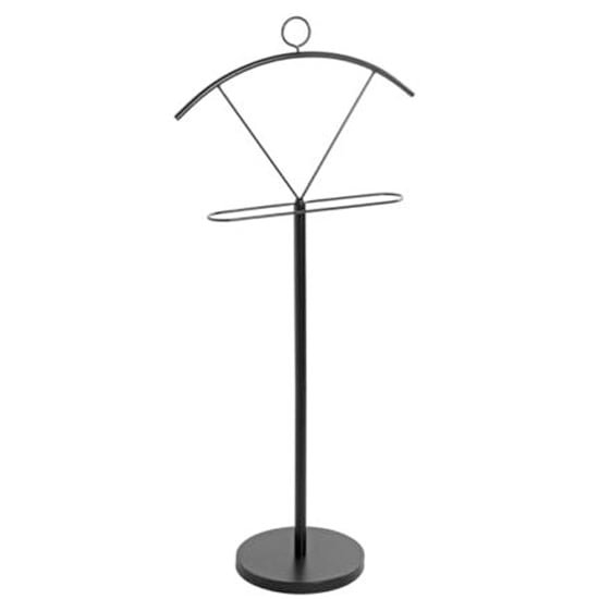 Brela Metal Valet Stand In Black