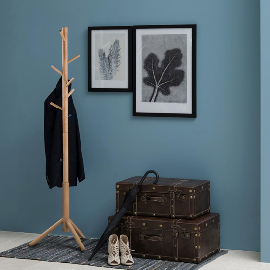 Read more about Bremon rubberwood coat stand in oak