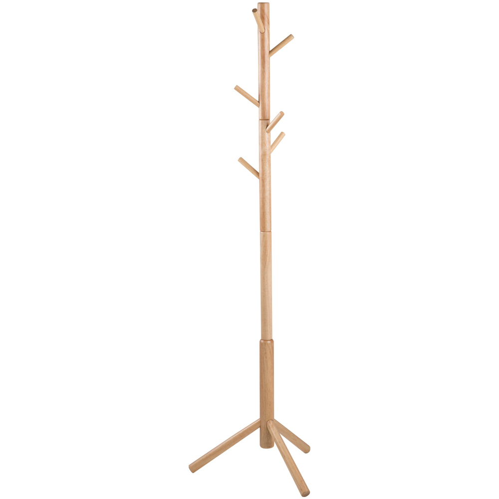 Brendon Wooden Coat Hanger Stand In Oak