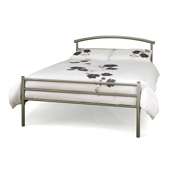 Brennington Metal King Size Bed In Silver_2