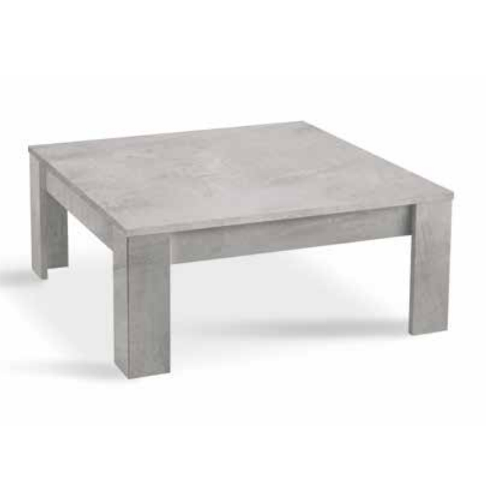 Read more about Breta high gloss coffee table square in grey marble effect