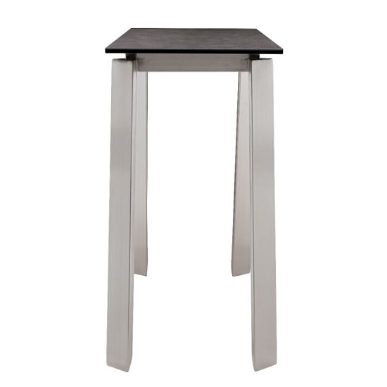 Alsager Glass Console Table In Grey Ceramic Brushed Steel Legs_4