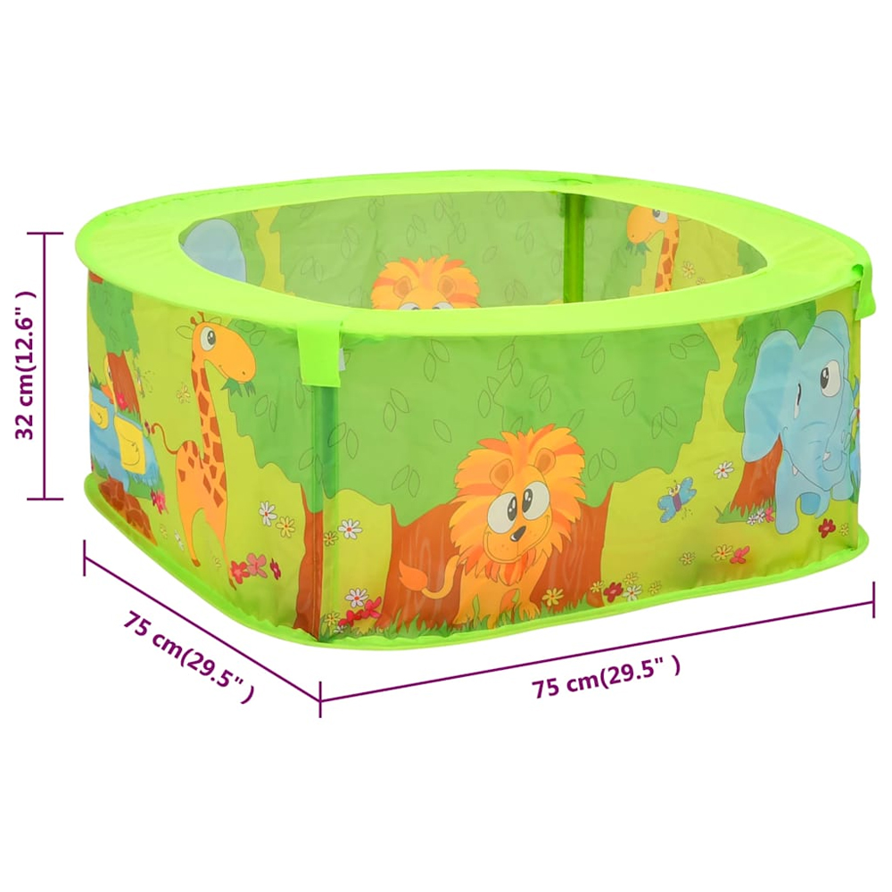 Brevard Kids Ball Pool With 300 PE Balls - Multicolour