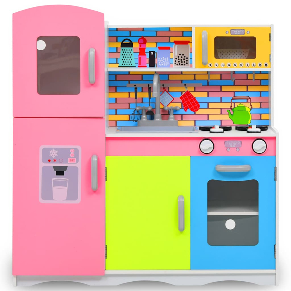 Brevard MDF Kids Play Kitchen - Multicolour