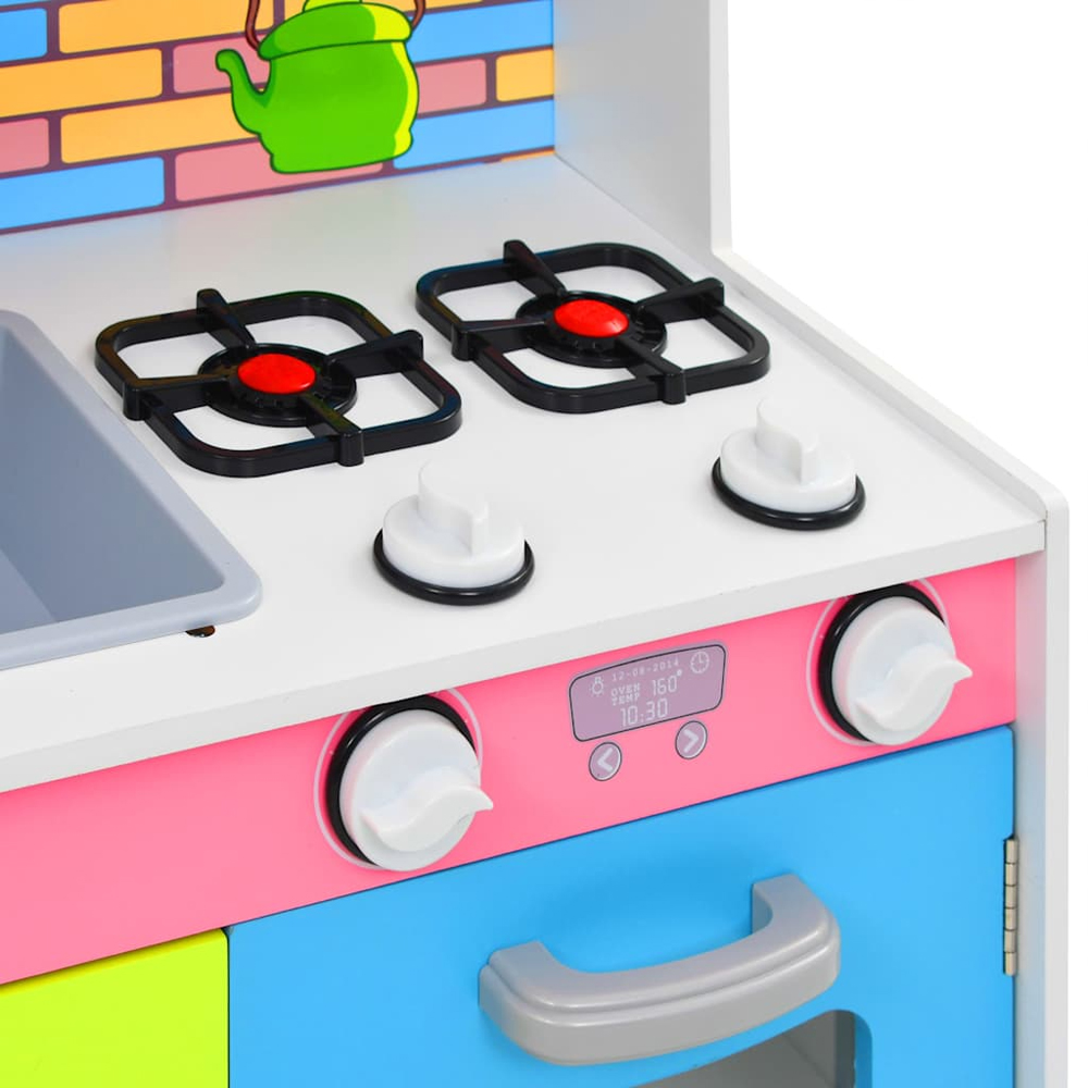 Brevard MDF Kids Play Kitchen - Multicolour
