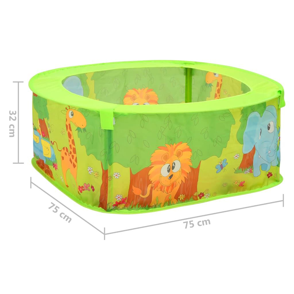 Brevard Polyester Multicolour Kids Ball Pool With 50 Balls