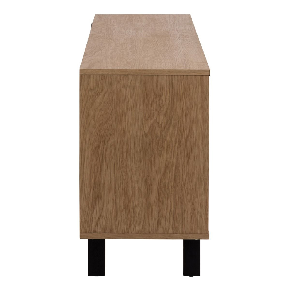 Brewster Wooden Storage Cabinet With 3 Doors In Oak