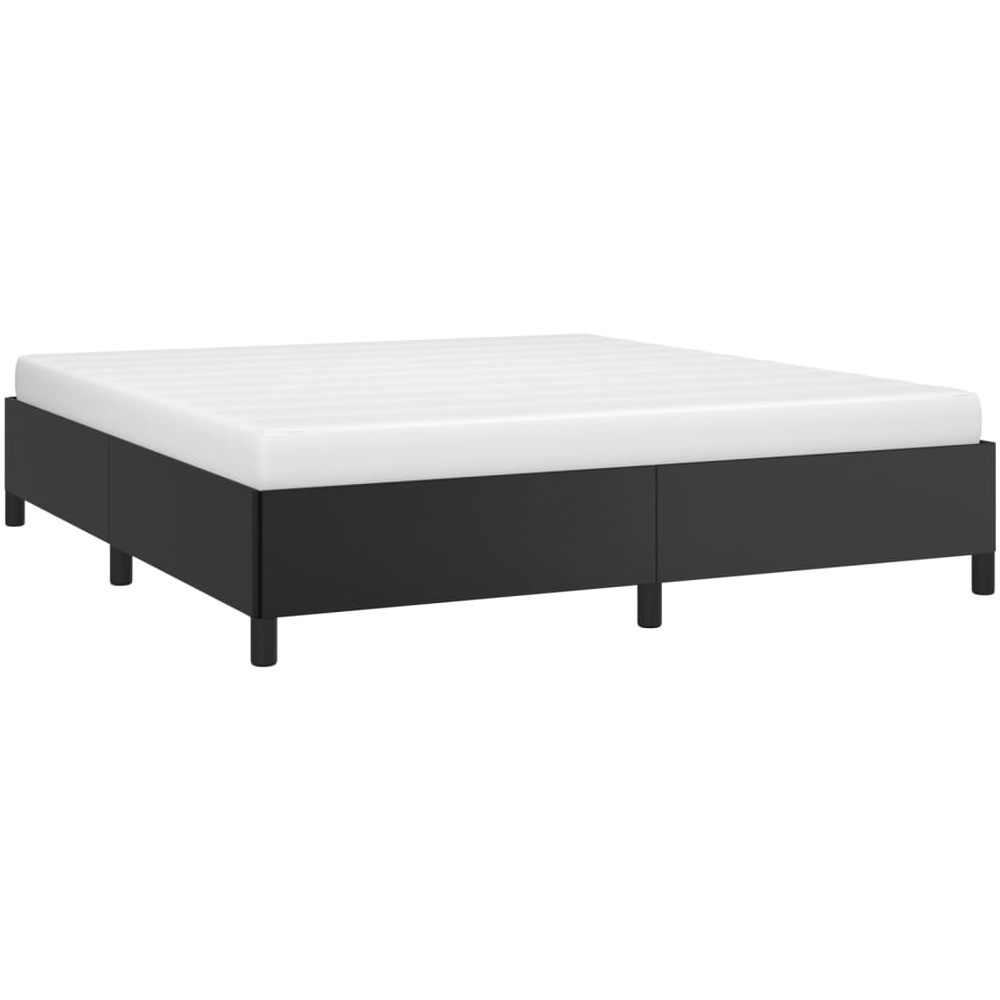 Brighton Faux Leather Super King Size In Black