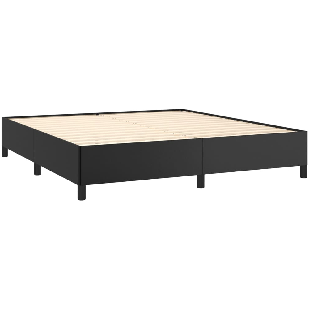 Brighton Faux Leather Super King Size In Black