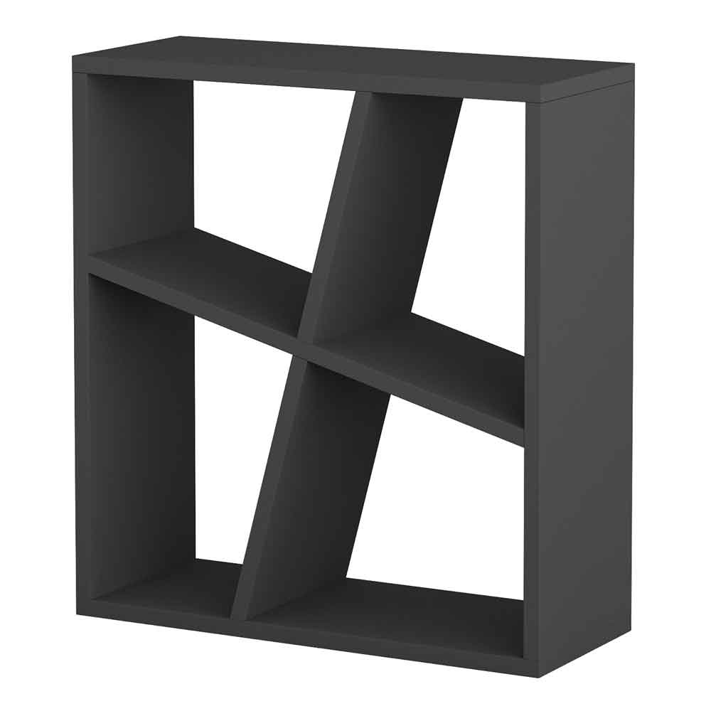 Briley Wooden Shelving Unit in Black