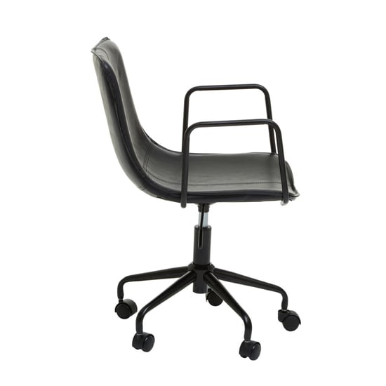 Brinson Leather Home And Office Chair In Black_3