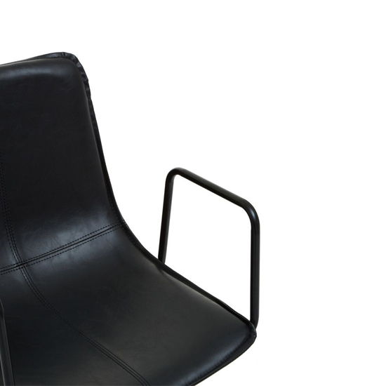 Brinson Leather Home And Office Chair In Black_5