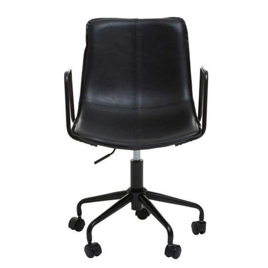 Read more about Brinson leather home and office chair in black