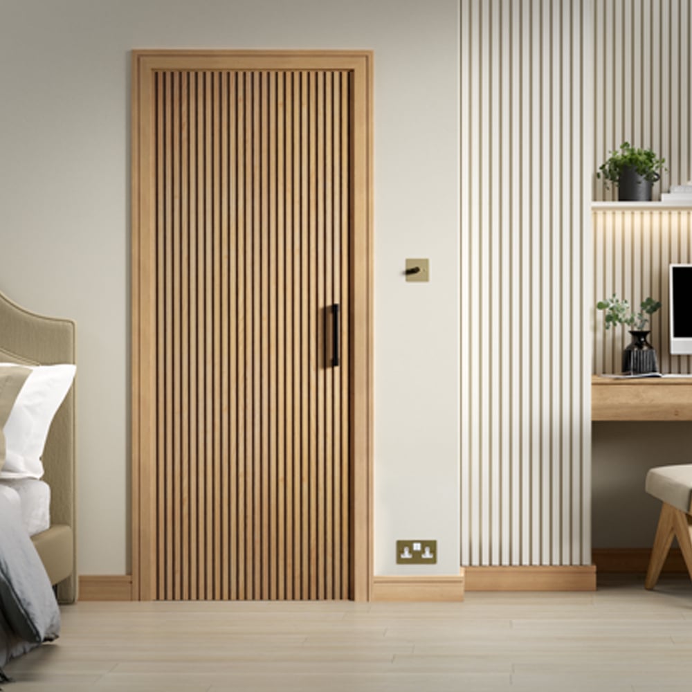 Read more about Brishbane 1981mm x 610mm pre finished internal door in oak