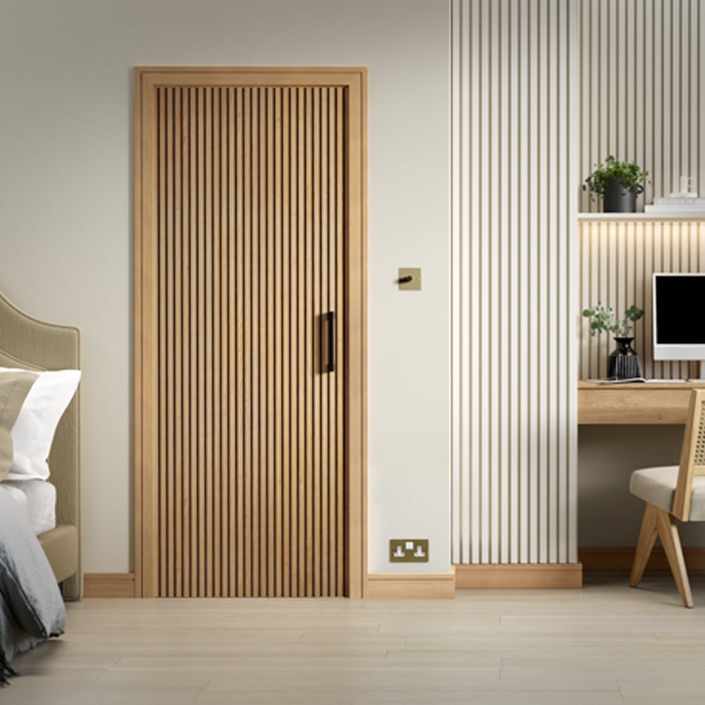 Read more about Brishbane 1981mm x 762mm pre finished internal door in oak
