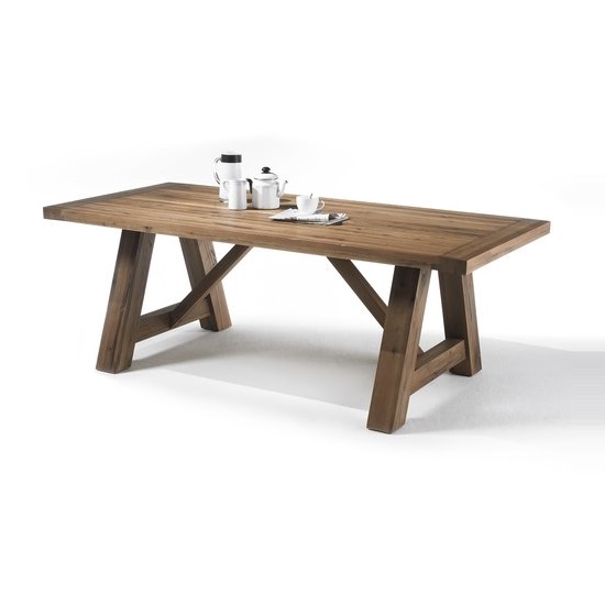 Bristol Dining Table In Solid Bassano Oak In 260cm Furniture in Fashion