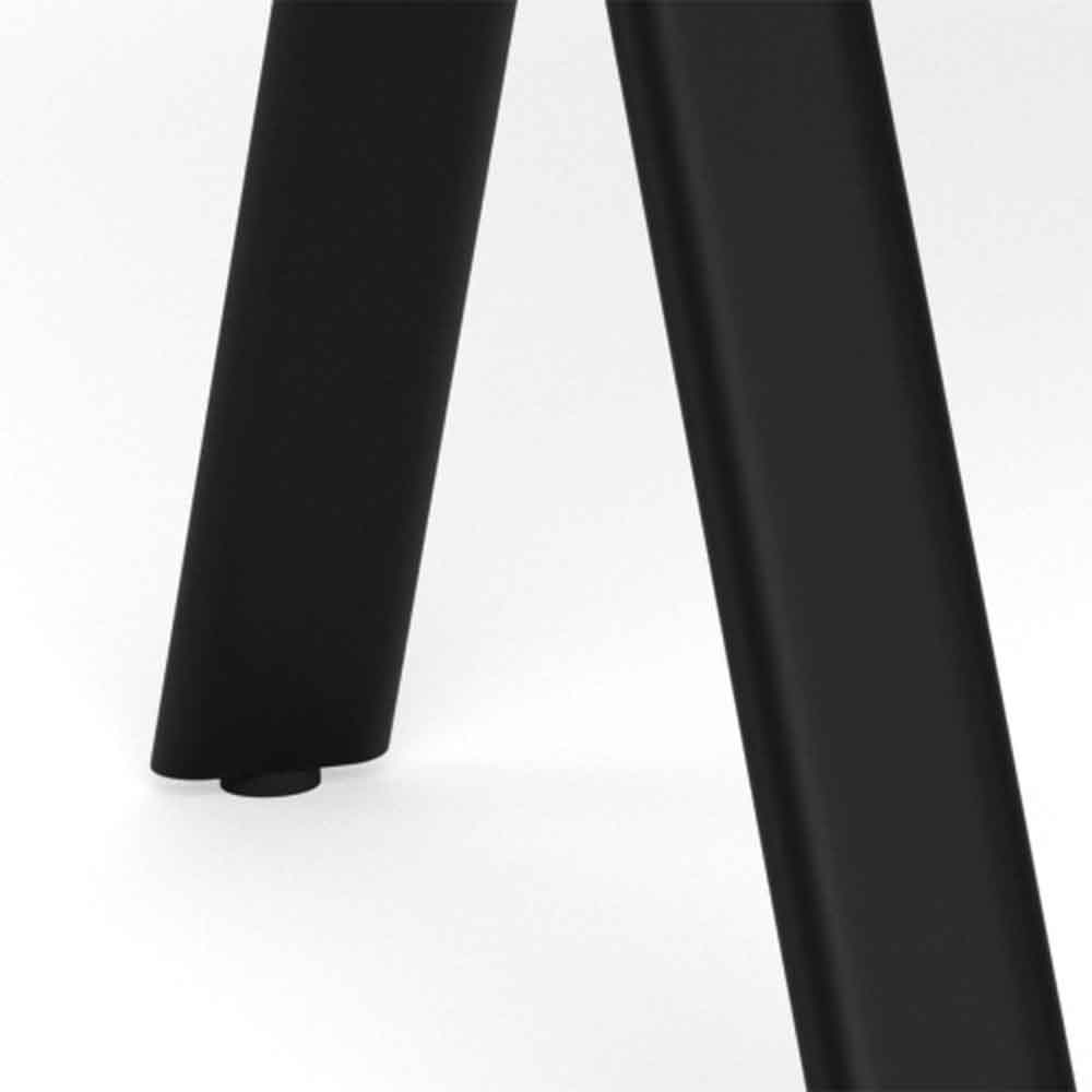 Briston Rectangular Wooden Dining Table in Wild Oak and Black