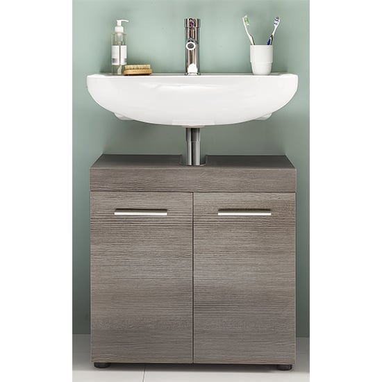 Product photograph of Britton Bathroom Sink Vanity Unit In Sardegna Smoky Silver from Furniture in Fashion