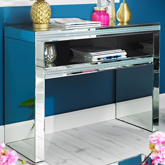 Photo of Britzka mirrored console table in mirrored