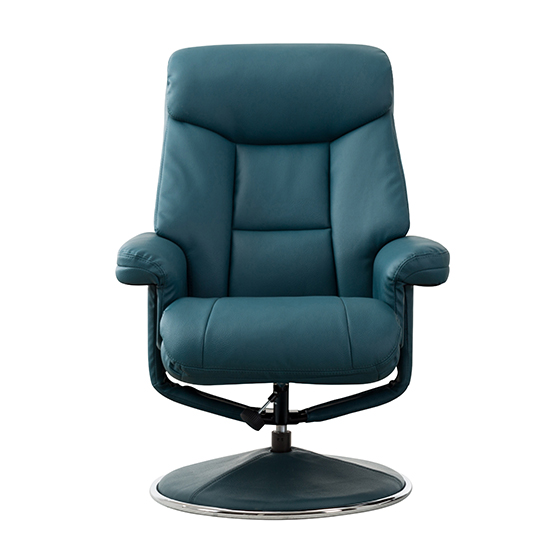 Brixton Plush Swivel Recliner Chair With Footstool In Lagoon_10