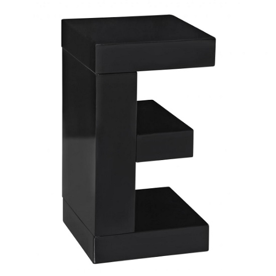 Read more about Elettra high gloss lamp table in black