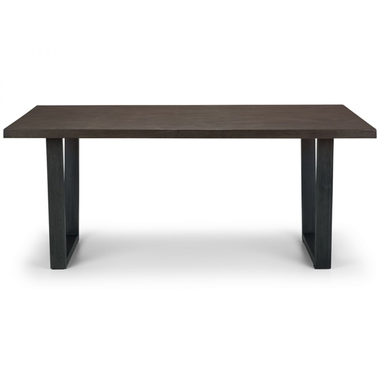 Aminul Wooden Dining Table In Dark Oak_2