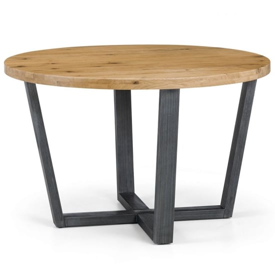 Read more about Barras round wooden dining table in oak