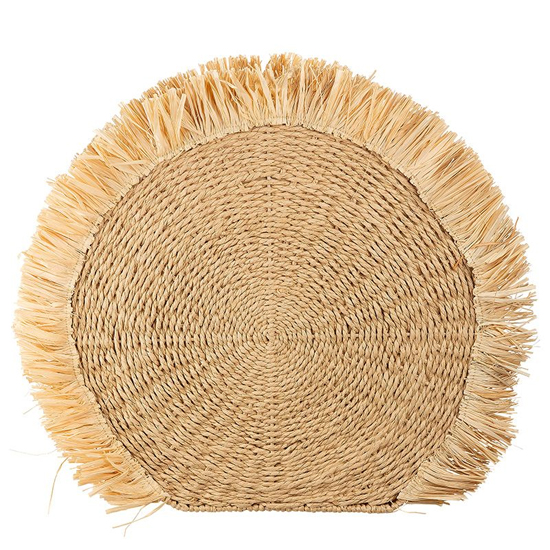 Brooklyn Seagrass Set Of 2 Boho Magazine Rack In Natural