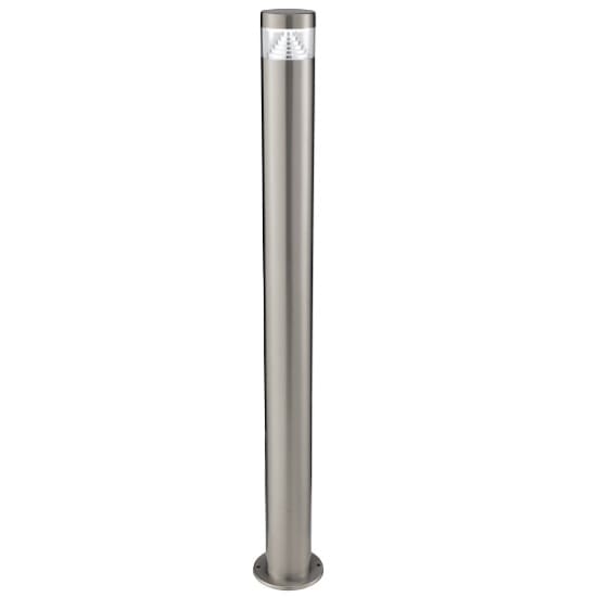 Read more about Brooklyn led outdoor tall post light in stainless steel