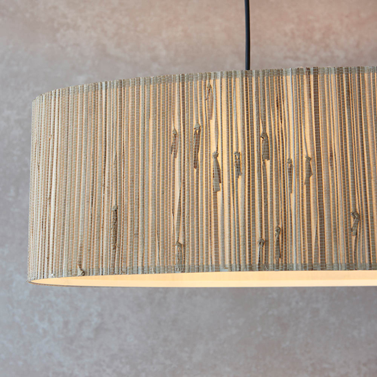 Brooks 2 Lights Linear Ceiling Pendant Light In Natural