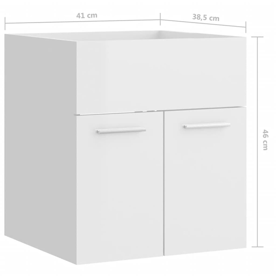 Brooks Wooden Bathroom Furniture Set In White