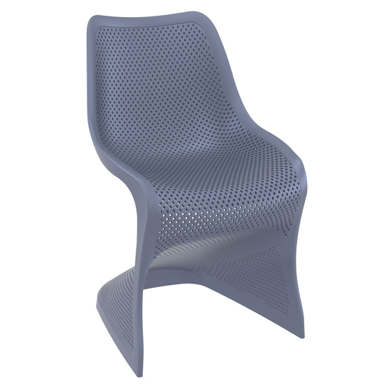 Read more about Brora outdoor stackable dining chair in dark grey