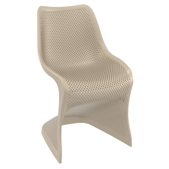 Read more about Brora outdoor stackable dining chair in taupe
