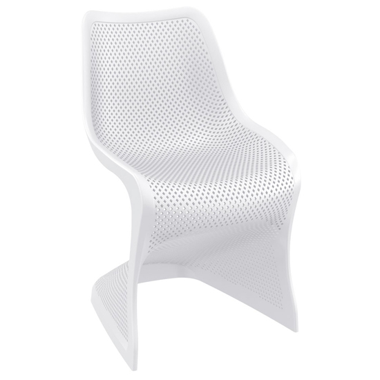 Read more about Brora outdoor stackable dining chair in white