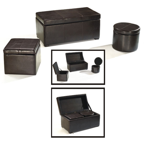 brown leather storage stools C5055 - Why Look For Coffee Tables With Ottomans That Pull Out?