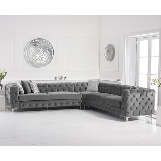 Chesterfield Corner Sofa Set Baci Living Room