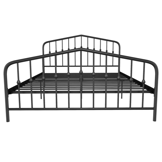 Brunswick Metal Double Bed In Black