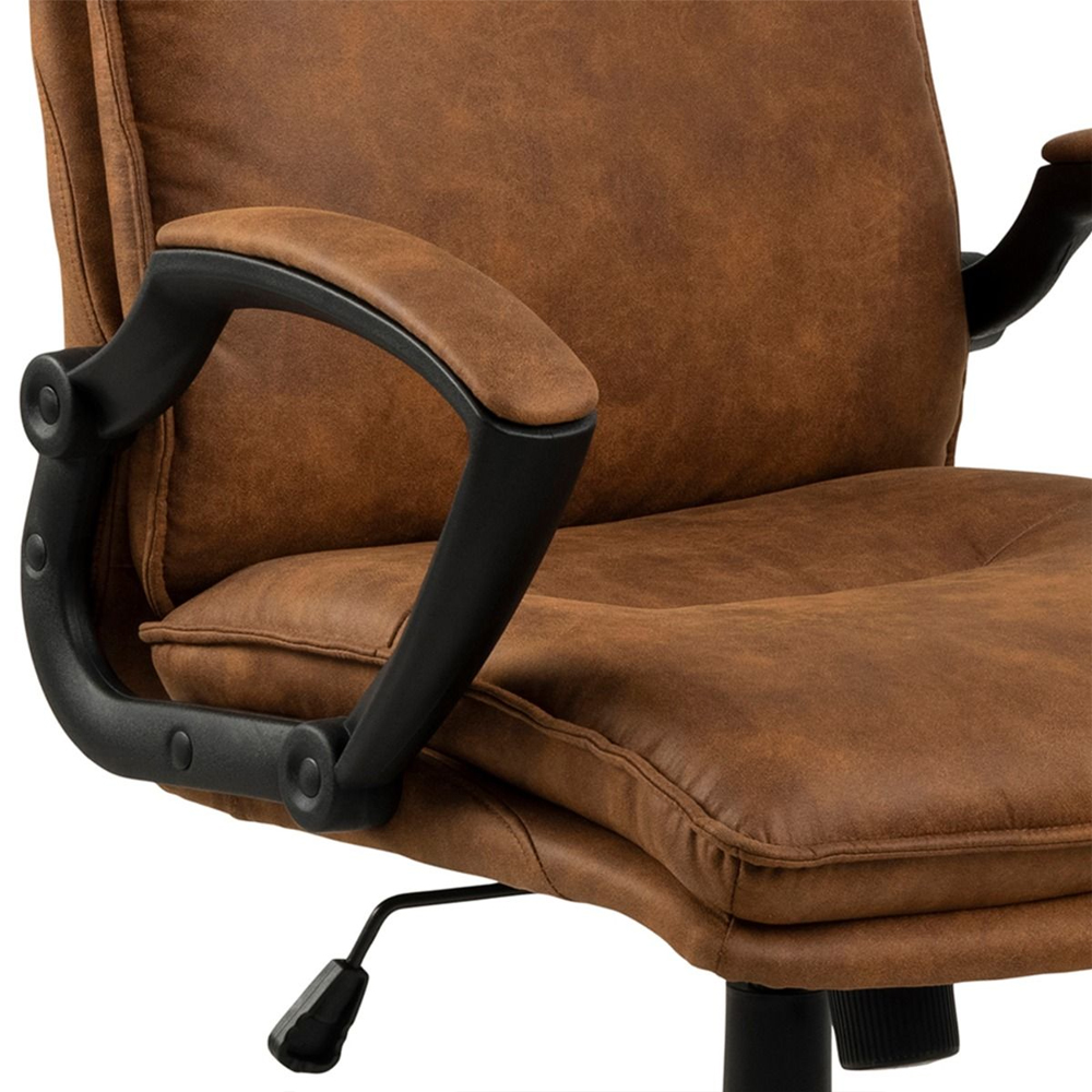 Bryce Fabric Home And Office Chair In Brown