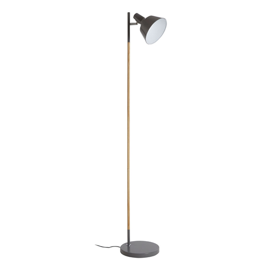 Bryton Grey Metal Floor Lamp With Natural Wood Stand_2