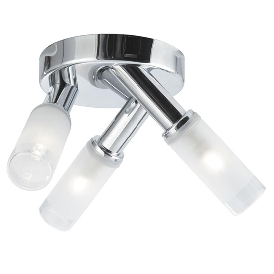 Product photograph of Bubble 3 Lights Bathroom Ceiling Light In Chrome from Furniture in Fashion