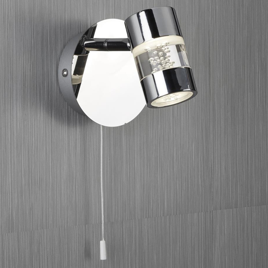 Product photograph of Bubbles Led 1 Light Bathroom Spotlight In Chrome from Furniture in Fashion