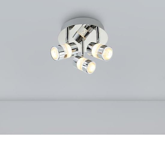 Product photograph of Bubbles Led 3 Lights Bathroom Spotlight In Chrome from Furniture in Fashion