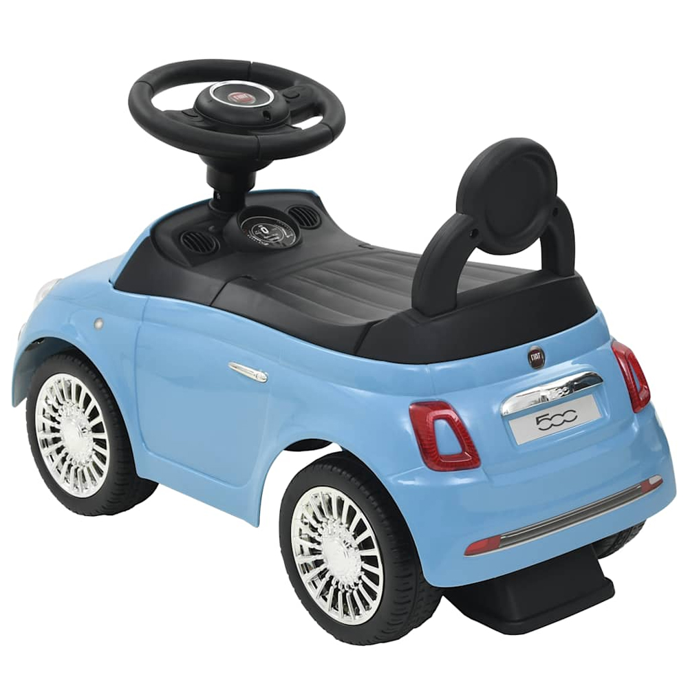 Buckeye Plastic Kids Fiat 500 Ride-on Car - Blue Black