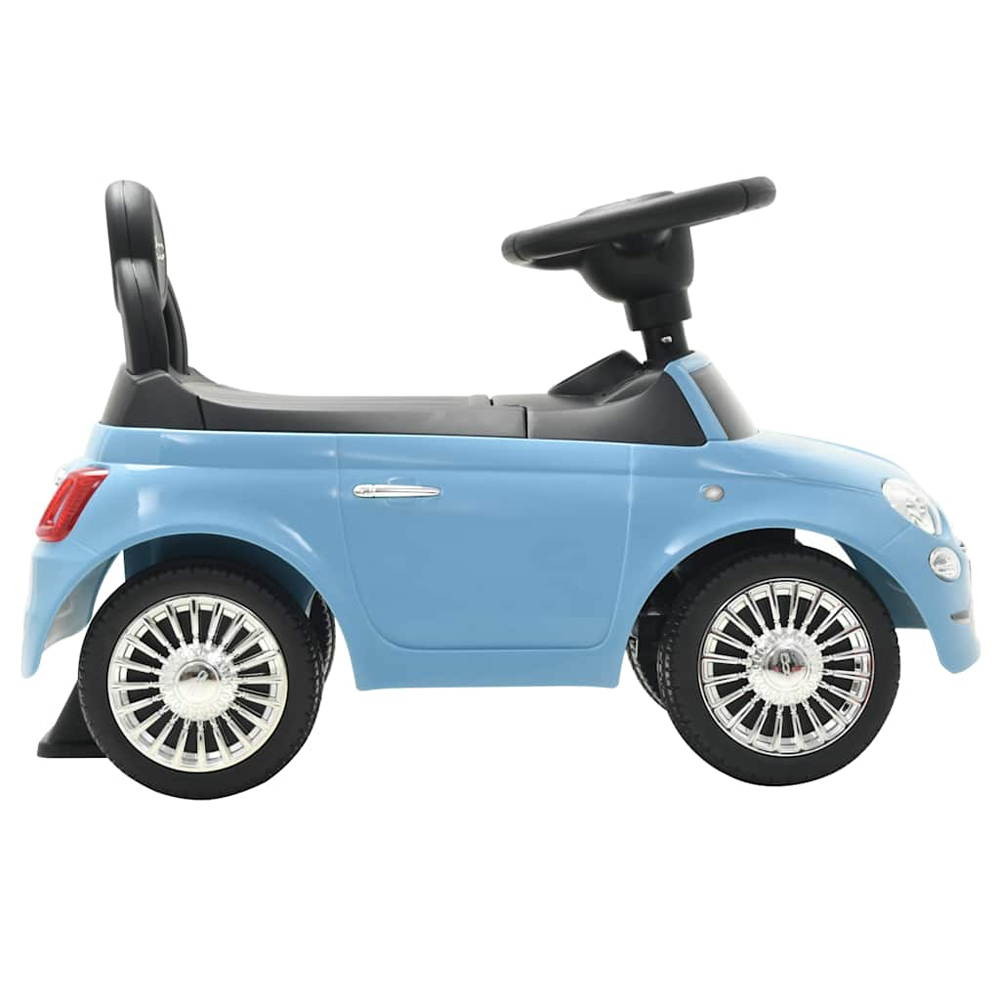 Buckeye Plastic Kids Fiat 500 Ride-on Car - Blue Black