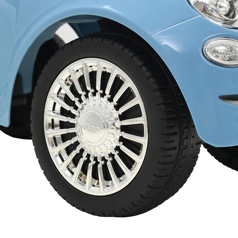 Buckeye Plastic Kids Fiat 500 Ride-on Car - Blue Black